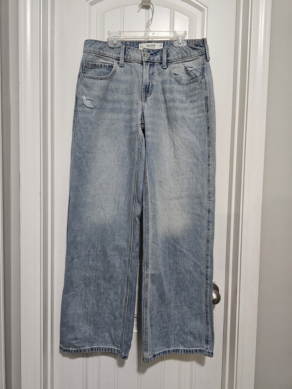 Hollister Light Blue Wide Leg Jeans
